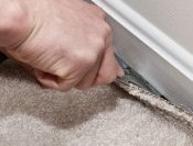 Installation carpet from Cornerstone Flooring Brokers Sun City in Sun City, AZ