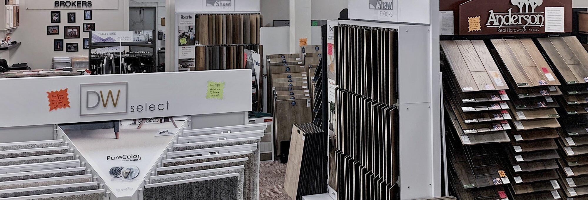 Showroom products from Cornerstone Flooring Brokers Sun City in Sun City, AZ