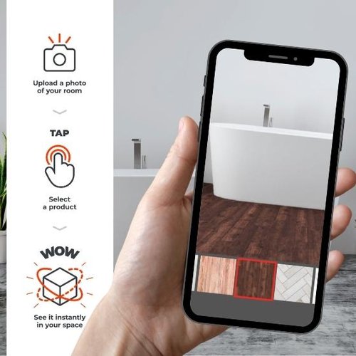 Roomvo visualizer - Cornerstone Flooring Brokers Sun City in Sun City